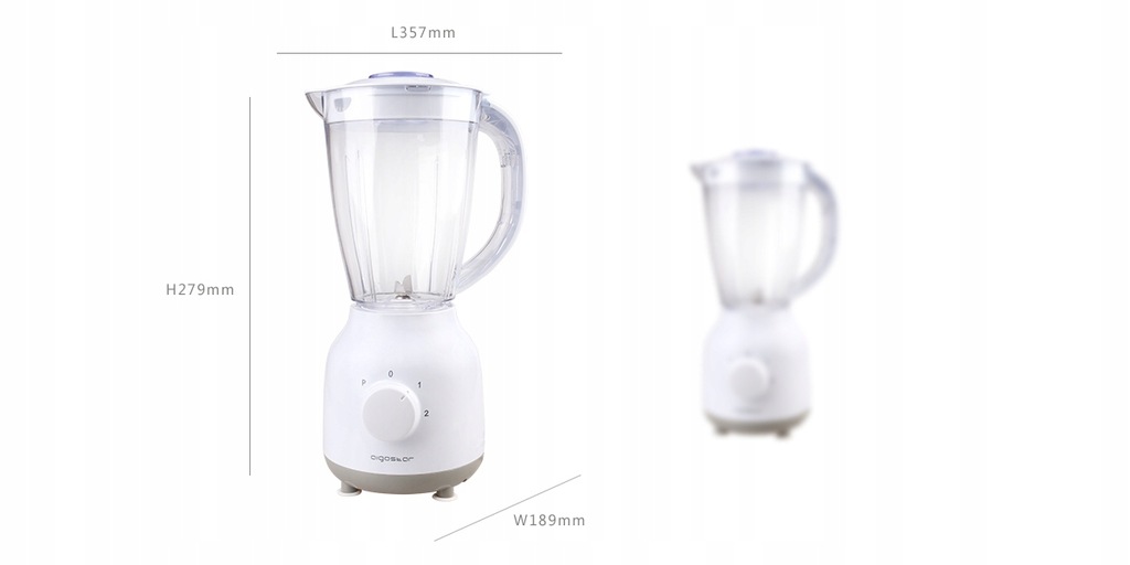 Aigostar Spin 30HLV Blender 1.5L 350W W160 7809316431 oficjalne