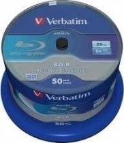 Verbatim BDR 25 GB 6x 50 sztuk (43838) OUTLET