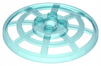 LEGO 4285b talerz radar 6x6 Trans-Light Blue 1 szt. NOWE