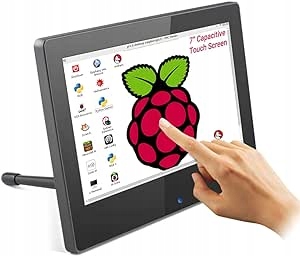 ELECROW Przenośny monitor Raspberry Pi, 7-calowy ekran dotykowy