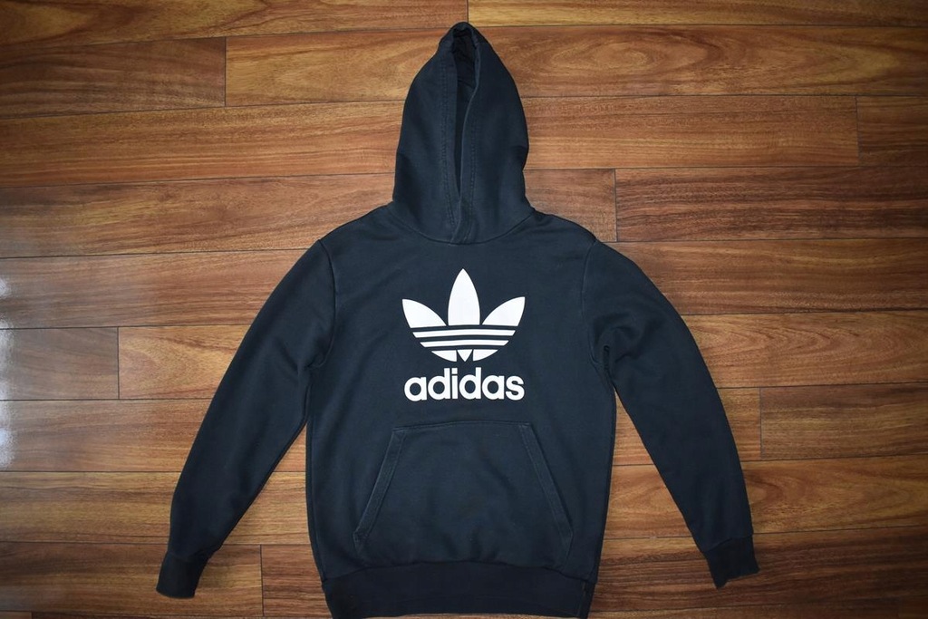 ADIDAS HOOD Bluza LOGO Kaptur S