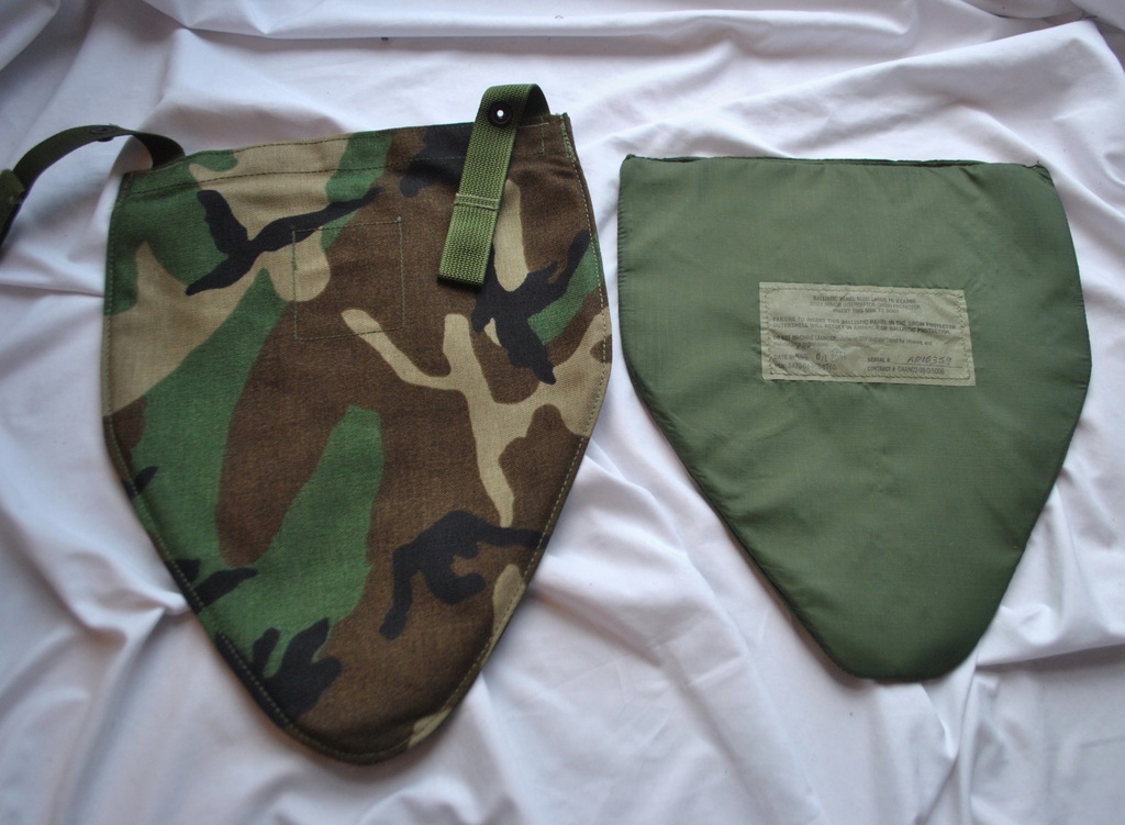 panel wojskowy BODY ARMOR GROIN PROTECTOR us woodland wkład balistyczny