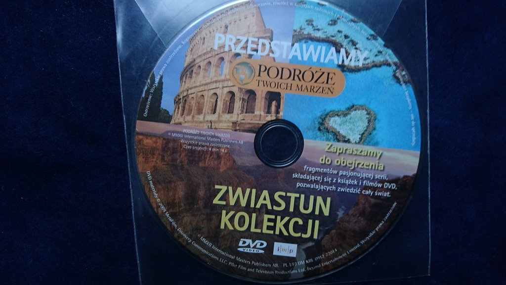 Płyta informacyjna ZWIASTUN KOLEKCJI gra 2-raz