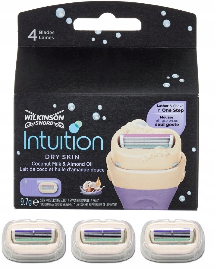 3 x WKŁAD WILKINSON INTUITION DRY SKIN ORYGINAŁ