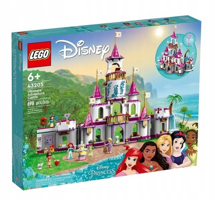 LEGO DISNEY 43205 ZAMEK WSPANIAŁYCH PRZYGÓD