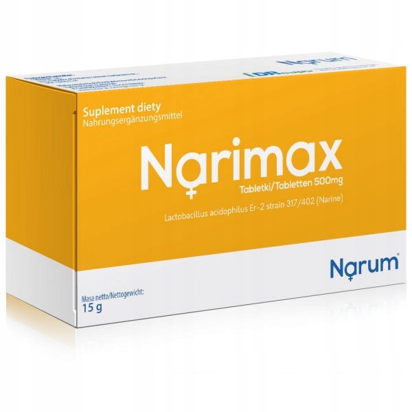 Narimax tabletki 500 mg Probiotyk Narine Narum