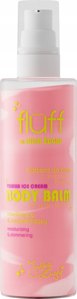 FLUFF Julia Żugaj - Balsam do Ciała VANILLA ICE CREAM 160 ml