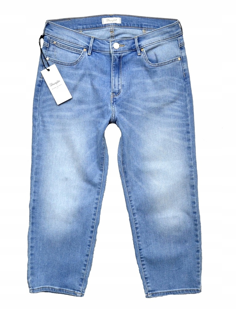 WRANGLER SPODENKI RYBACZKI JEANSOWE LATO W30 L32