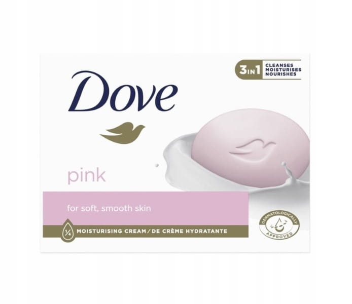 Dove Kremowe mydło w kostce pink 90g