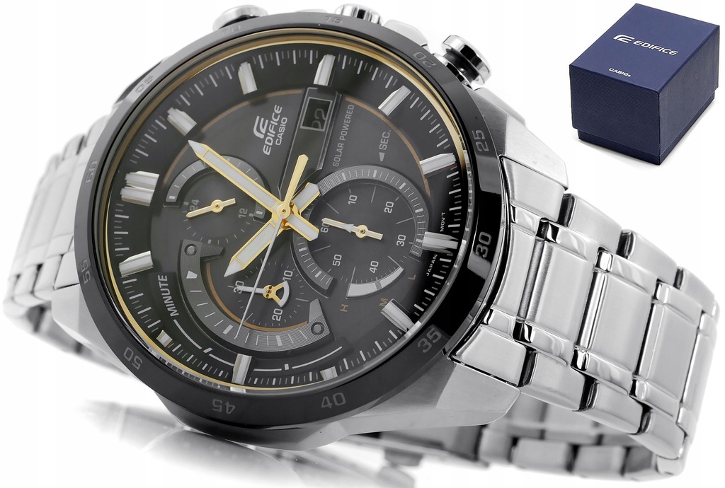 ZEGAREK MÄSKI CASIO EDIFICE EQS-600DB 1A9 SOLAR - 7084461231 - oficjalne archiwum Allegro