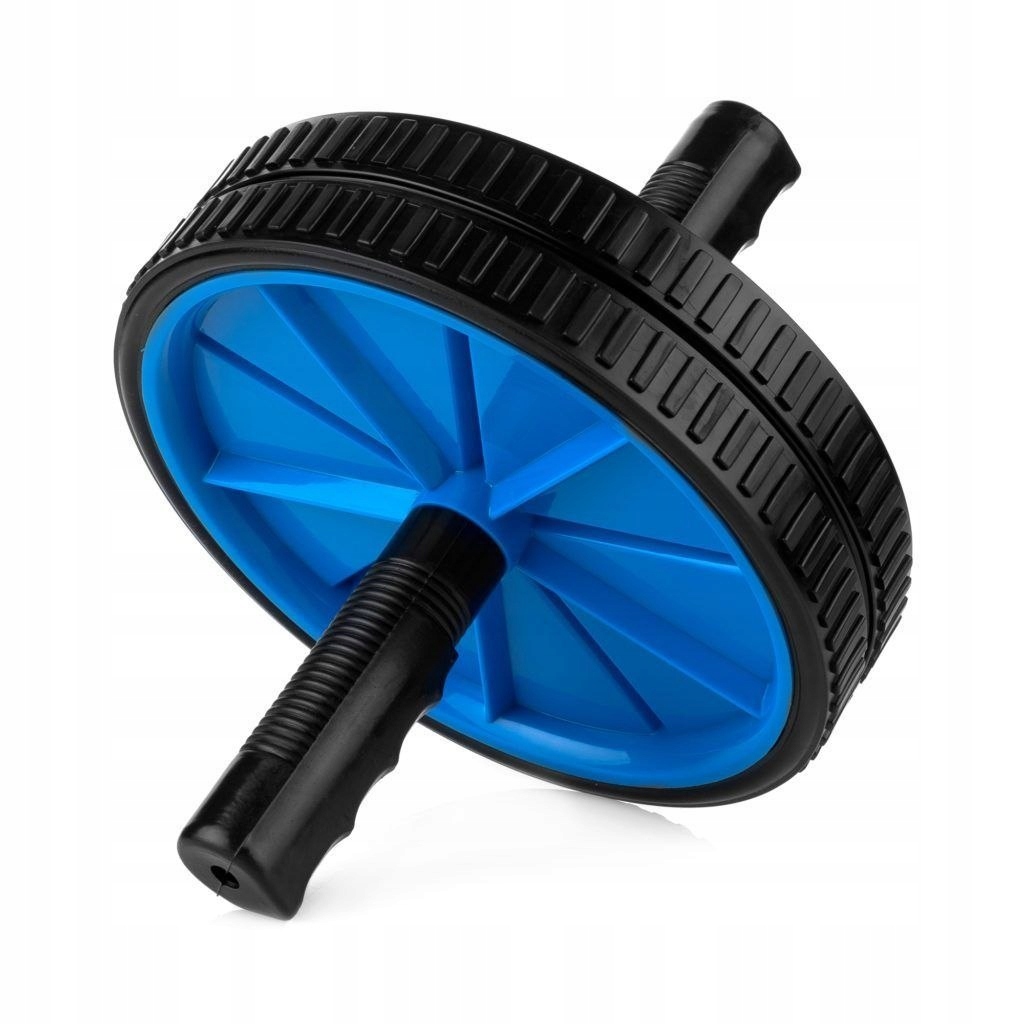 Spokey TWIN II Double roller, Blue/black, Plastic/