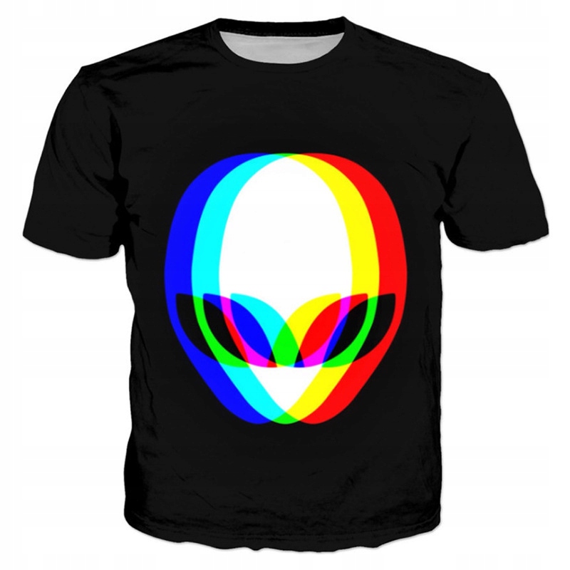 Męska koszulka Animal Abstract Art Vertigo D cyfro