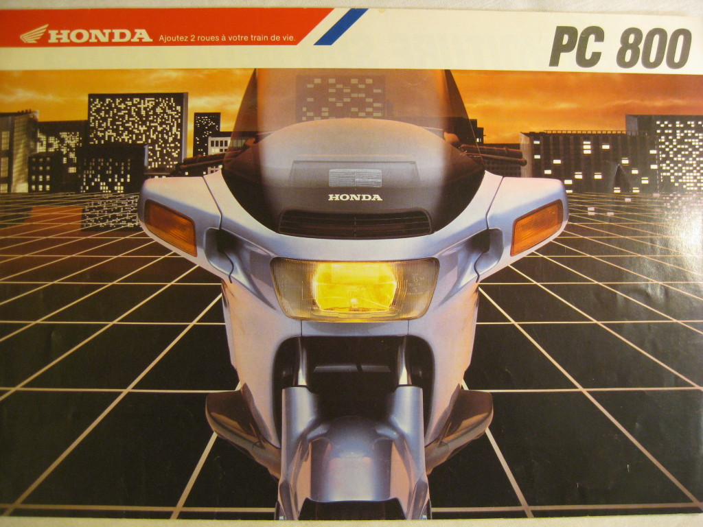 Honda PC 800 prospekt - katalog z 1990 r.