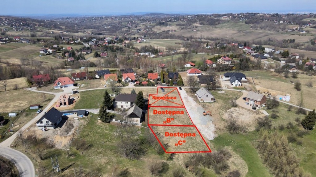 Działka, Janowice, Wieliczka (gm.), 1016 m²