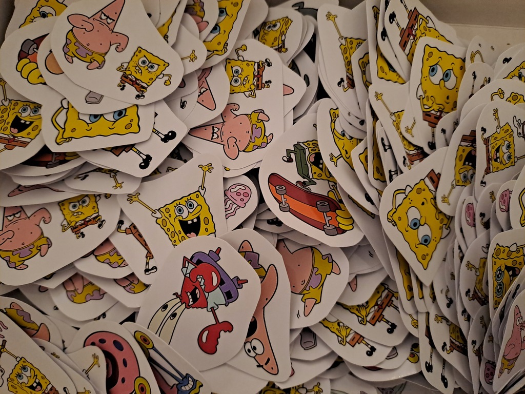 sticker bomb spongebob squarepants naklejki 50