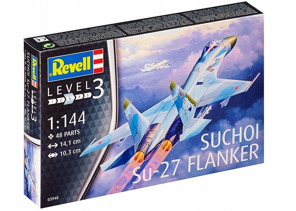 03948 REVELL SUCHOI SU-27 FLANKER SAMOLOT MODEL