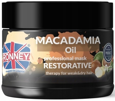 Ronney Maska Do Włosów Olej Makadamia 300ml