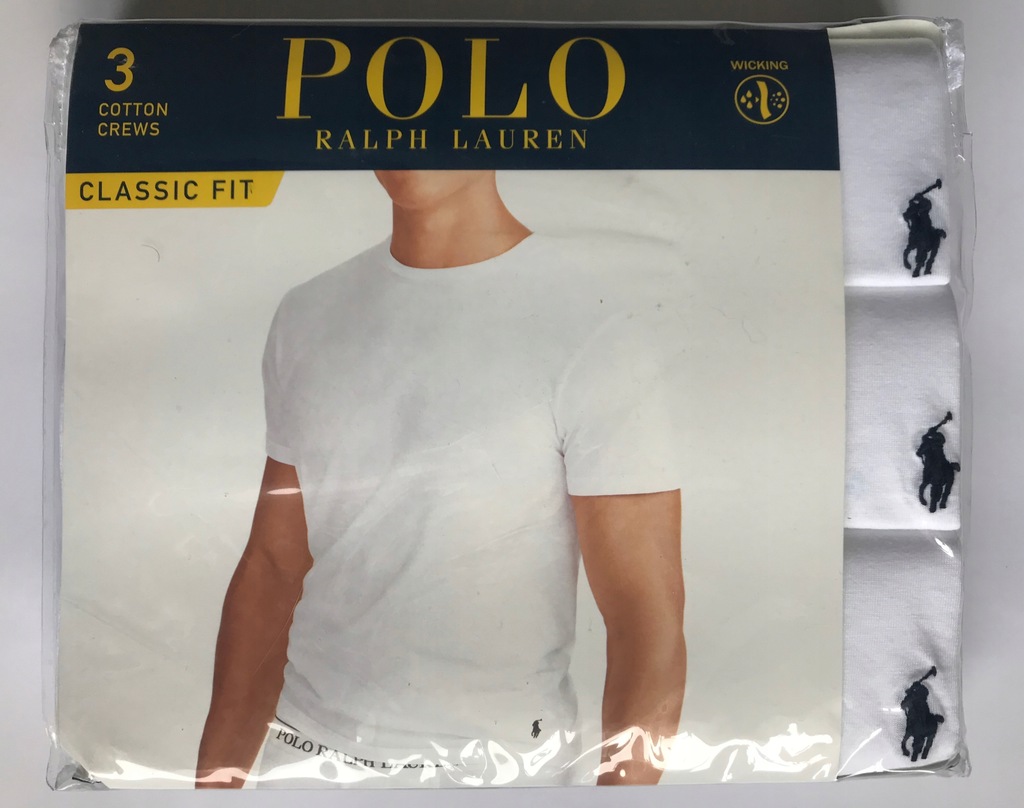 Podkoszulki męskie RALPH LAUREN L 3 pak