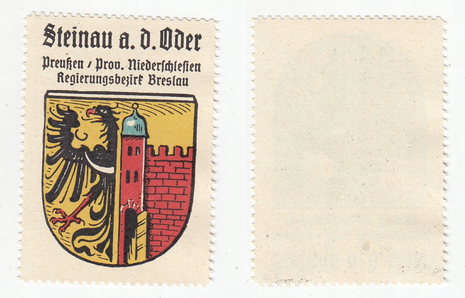 Steinau a.d. Oder, Ścinawa, znaczek z albumu Kaffee Hag, -159