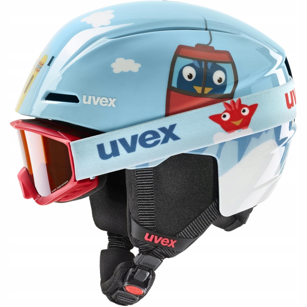 Kask narciarski dziecięcy Uvex Viti Set