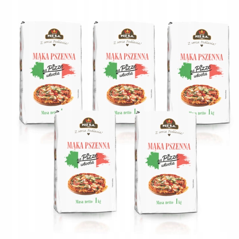 MĄKA PSZENNA NA PIZZE PIZZĘ WŁOSKĄ TYP 00 5kg PZZ