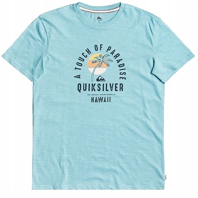 T-shirt Quiksilver Quiet Hour - BZB0/Gulf Stream