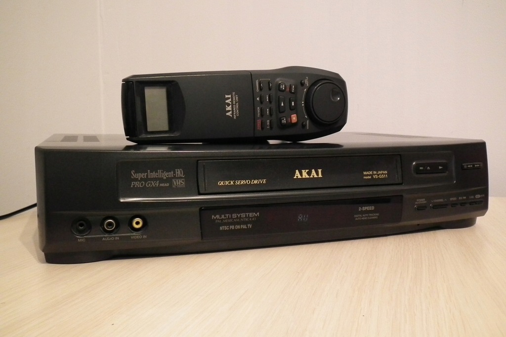 MAGNETOWID VIDEO VHS AKAI VS-G511 PILOT JAPAN - 10530102641
