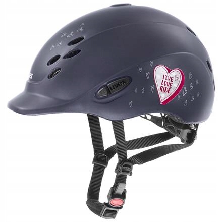 KASK JEŹDZIECKI UVEX ONYXX r. 49/54 GLAMOUR NAVY