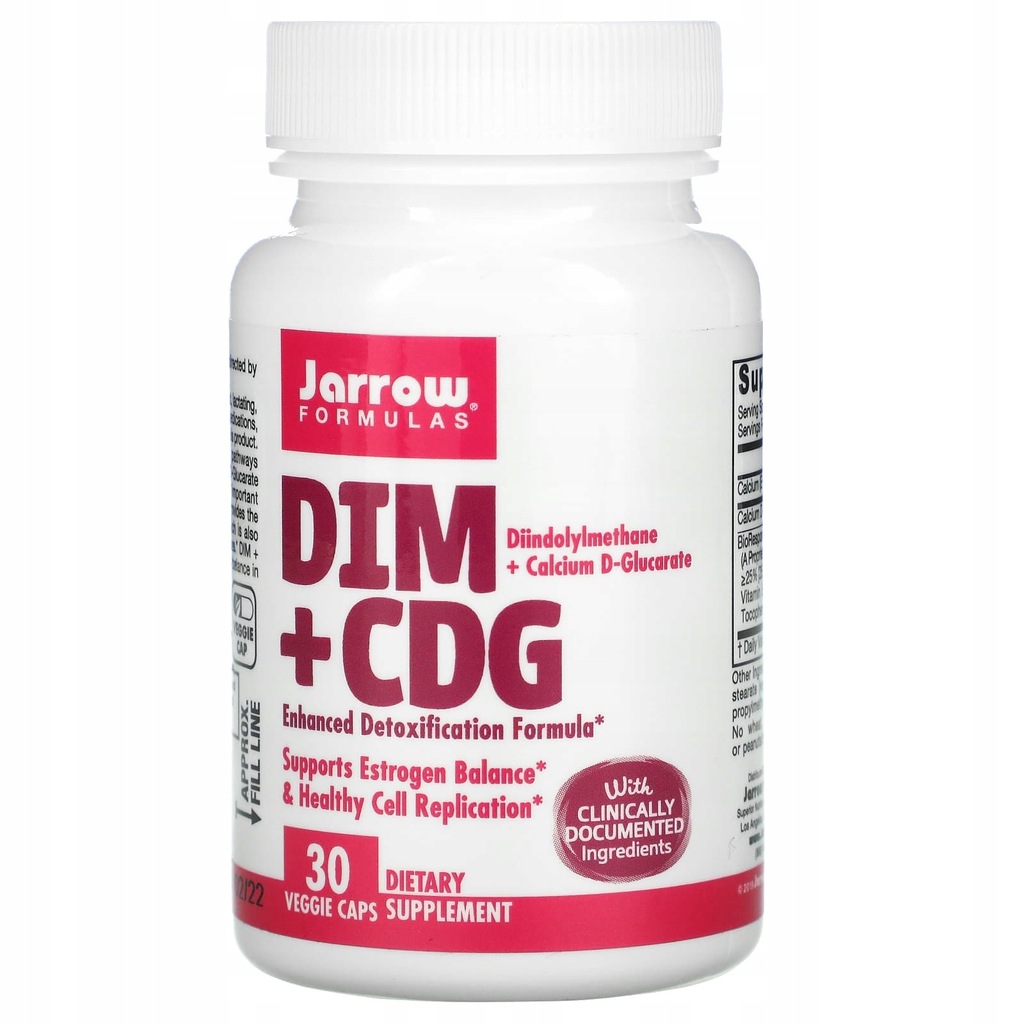 Jarrow Formulas, DIM + CDG, Enhanced Detoxificatio