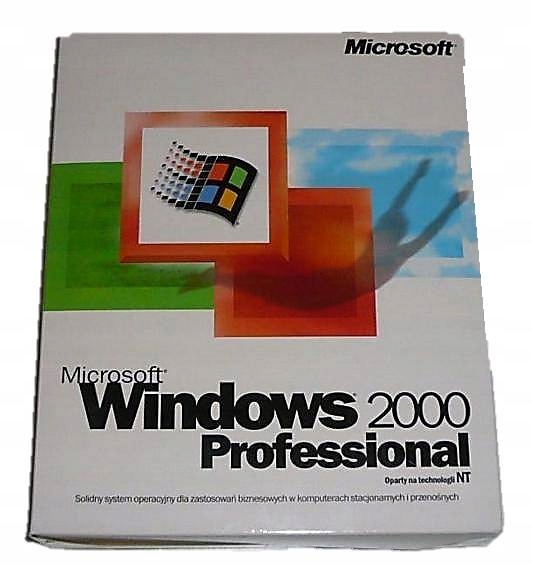 N*o様 Windows2000 Professional ORYGINALNY Windows 2000 Professional BOX POLSKI - 8840290404