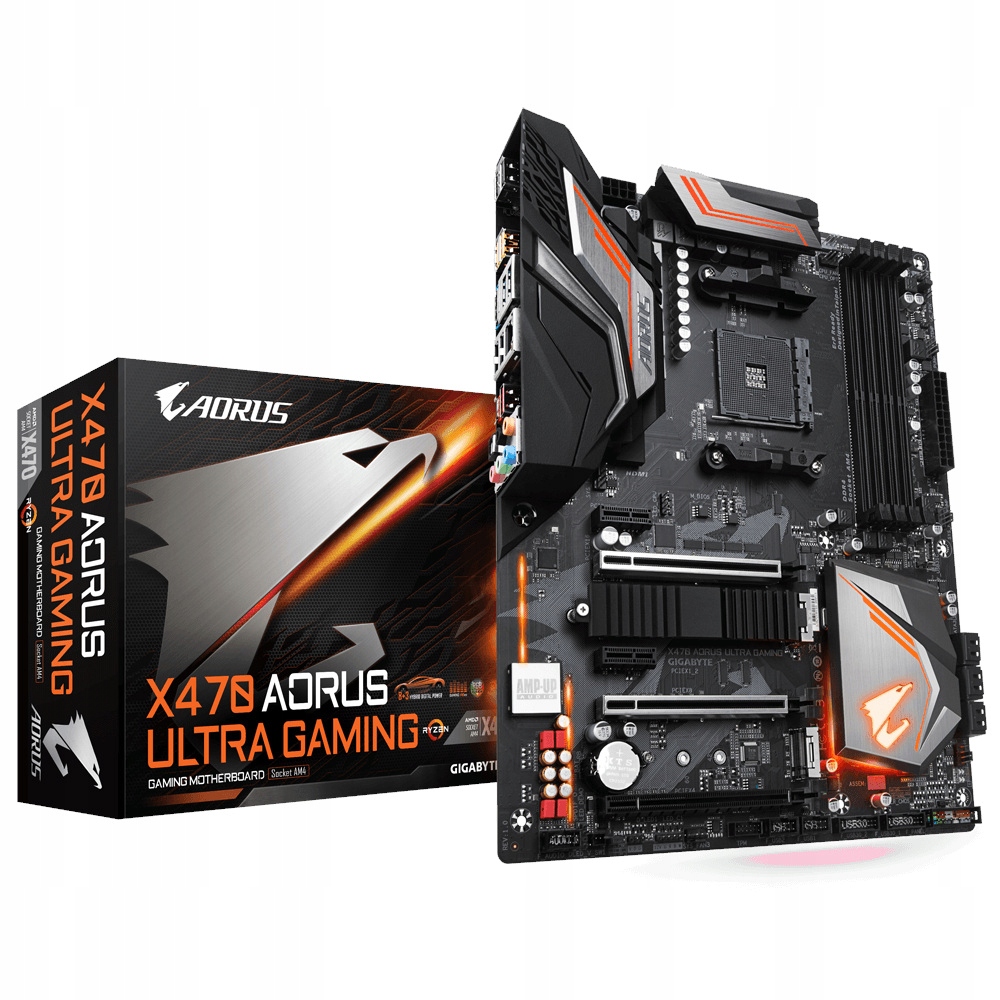 Купить Материнская плата Gigabyte X470 Aorus Ultra Gaming AM4: отзывы, фото, характеристики в интерне-магазине Aredi.ru