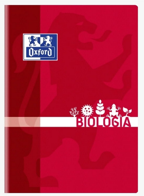 Zeszyt w kratkę A5/60 Oxford biologia czerwony