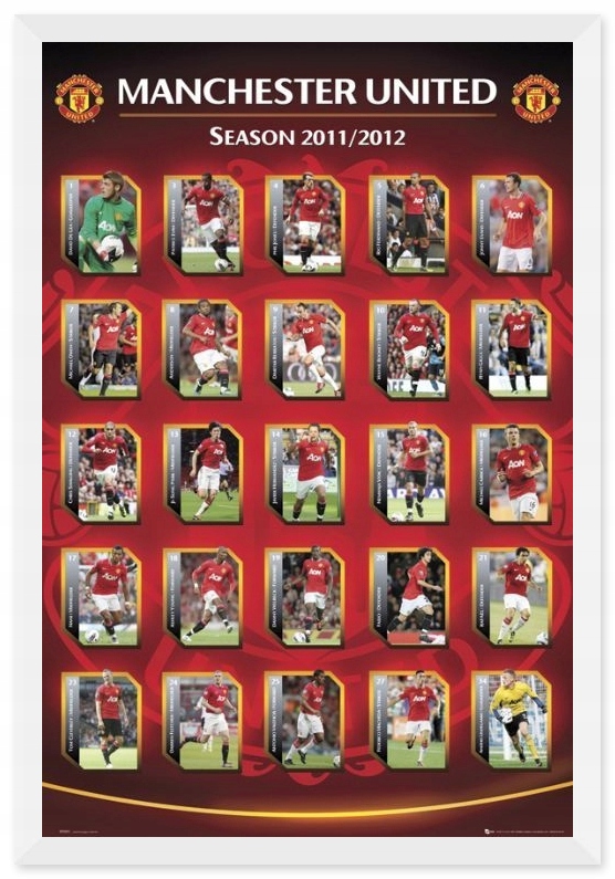 Купить Плакат Манчестер Юнайтед 2011/2012 61x91,5 см: отзывы, фото, характеристики в интерне-магазине Aredi.ru