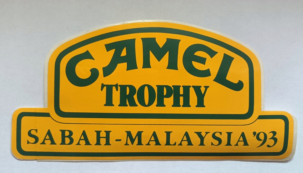 camel trophy sabah malaysia 93 naklejka sticker $$