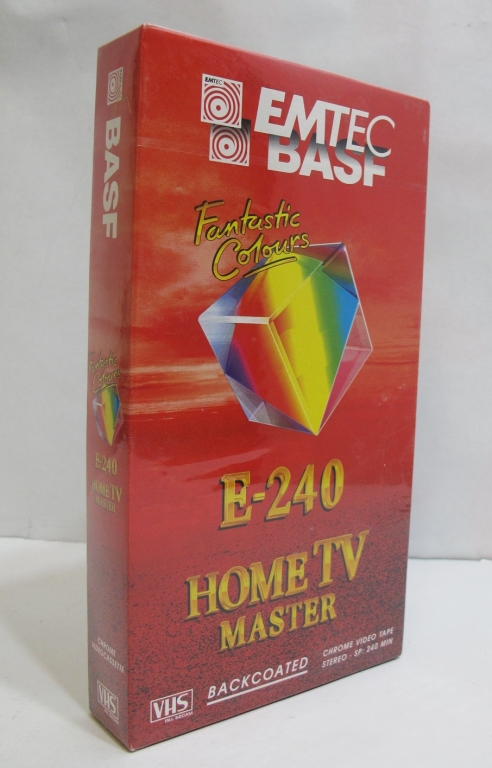 NOWA kaseta VHS video BASF EMTEC HD E-240 home tv