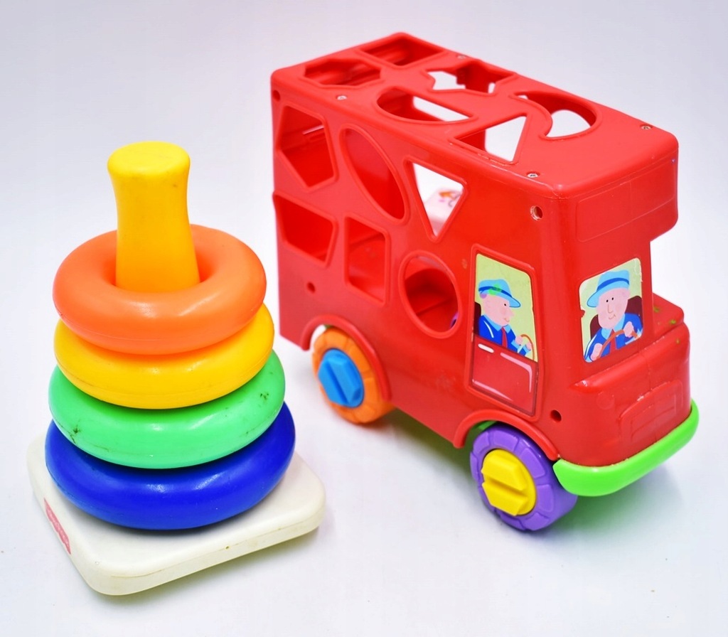 9543-10 FISHER PRICE.. KREATYWNA PIRAMIDKA SORTER