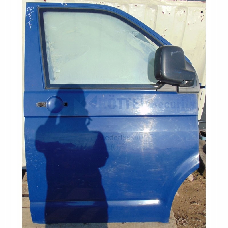 Drzwi prawe przód VW Transporter T5 niebieskie