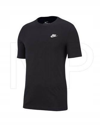 K6S407*NIKE T-SHIRT CZARNY MĘSKI Z LOGO M F01