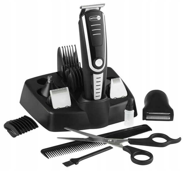 cutting hair with razor comb