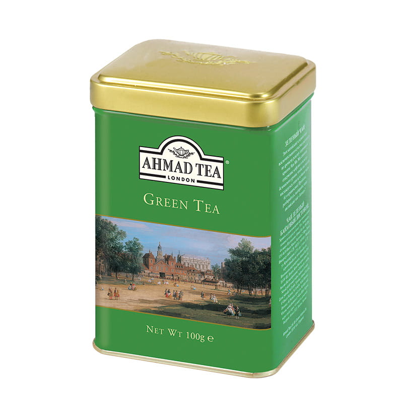 Herbata Ahmad Green Tea 100g zielona w puszce