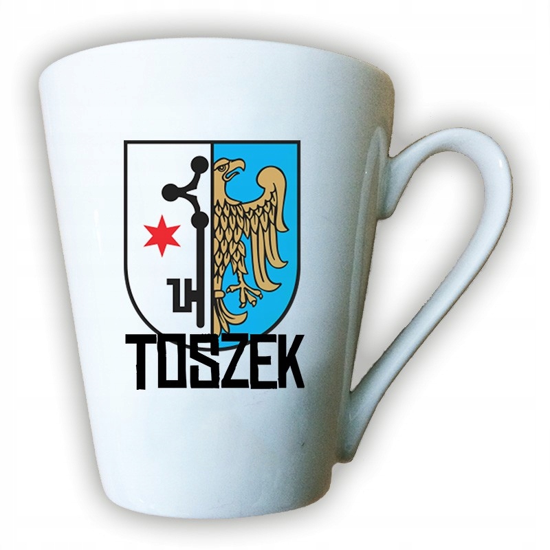 kubek latte herb Toszek
