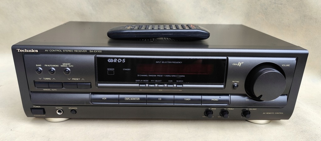 Amplituner Stereo Technics SA-EX100 z RDS z pilotem