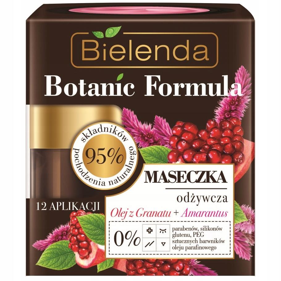 BIELENDA Botanic Formula maseczka do twarzy