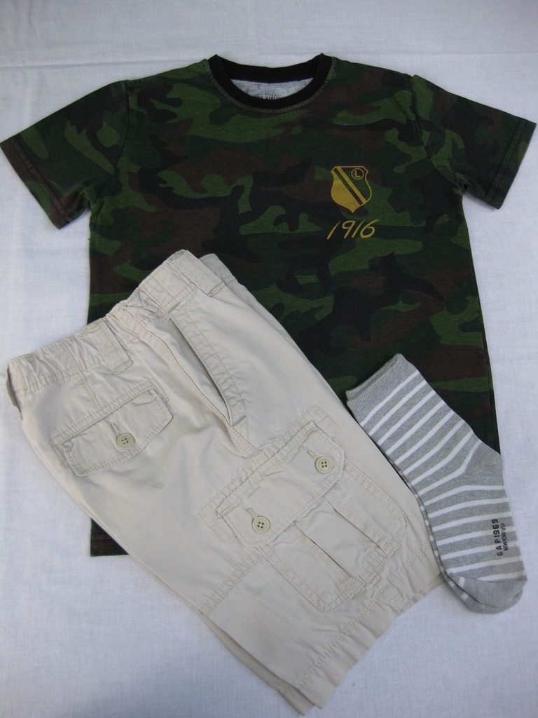 GAP KIDS SPODENKI+LEGIA WARSZAWA T-SCHIRT 6-7 /120