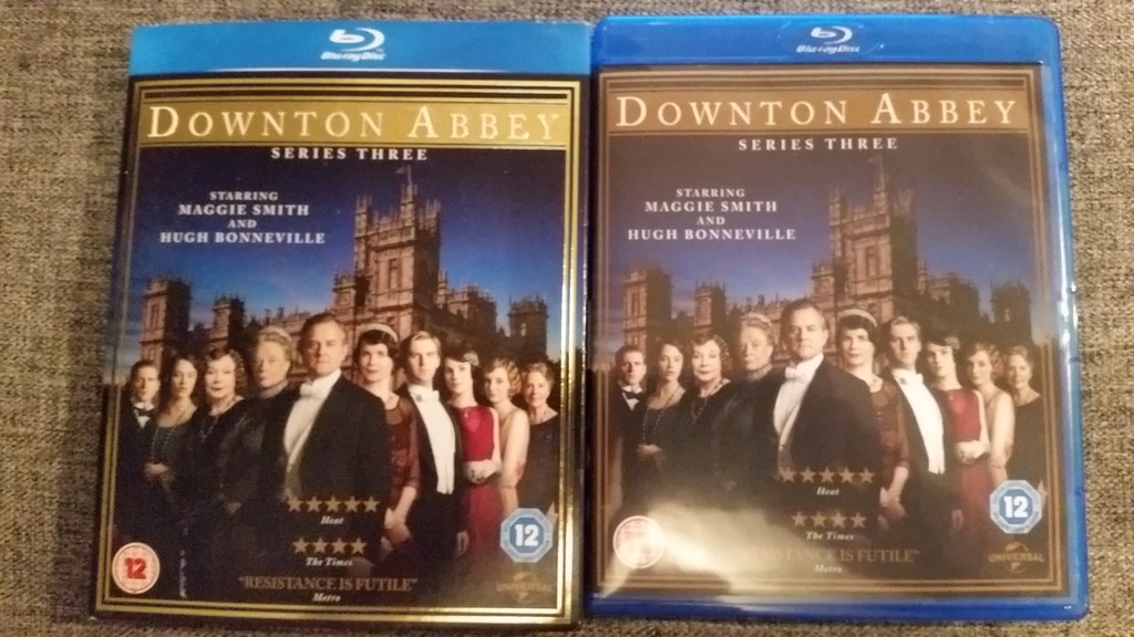 DOWNTOWN ABBEY BLU SEZON TRZECI OPACTWO 3 PLYTY