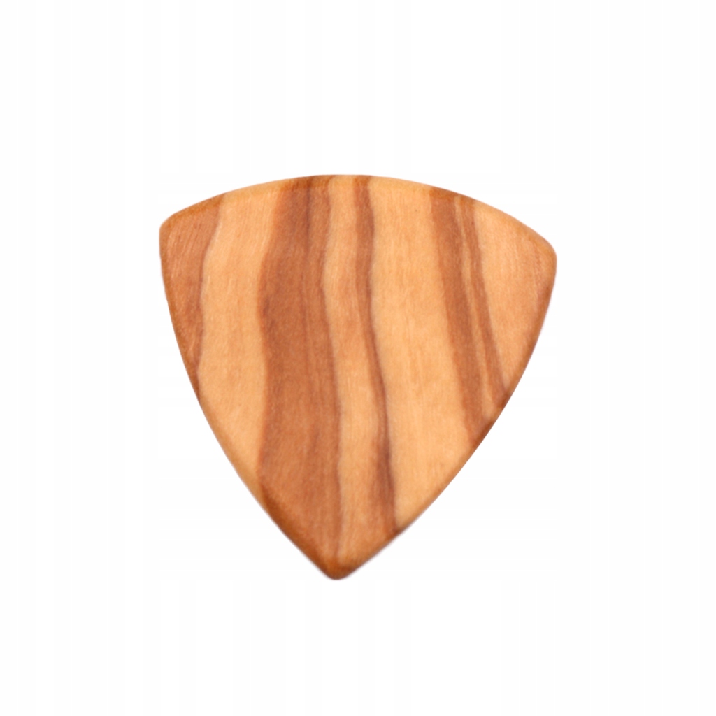 1x Plectrum Pectrum 2mm Guitar Triangle Wood Olive