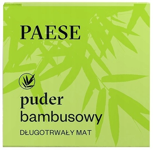 PAESE Sypki Puder Bambusowy - Długotrwały Mat