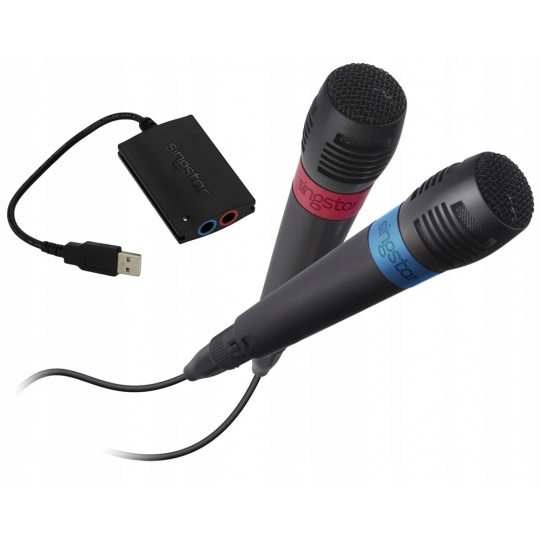 Mikrofony Przewodowe SingStar PS2 PS3 Używane