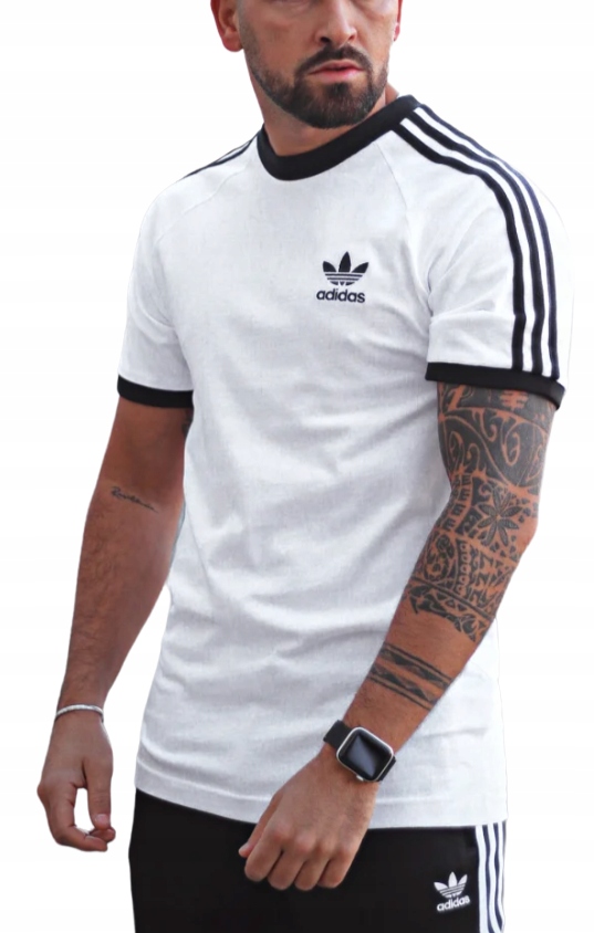 ijzer wang biografie Adidas Originals Męska Koszulka T-Shirt Czarna HIT - 12066546872 -  oficjalne archiwum Allegro
