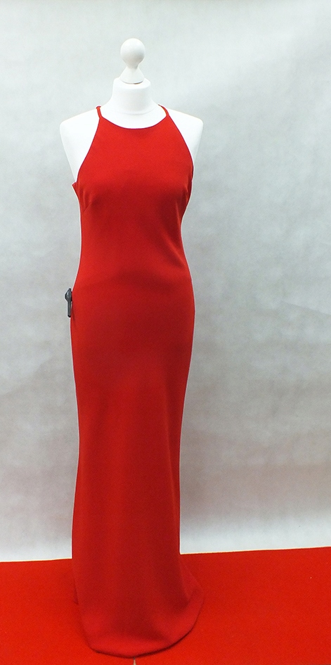 Czerwona suknia wieczorowa 42/XL --Calvin Klein--